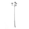 vidaXL lygtep&aelig;l med 3 arme 215 cm aluminium hvid