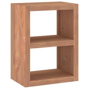 vidaXL sidebord 45x30x60 cm massivt teaktr&aelig;