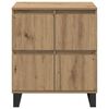 vidaXL Sideboard 2 pcs Artisan Egetr&aelig; 60 x 35 x 70 cm