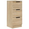 vidaXL sk&aelig;nk 30x30x70 cm konstrueret tr&aelig; sonoma-eg