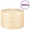 vidaXL reb 100 % sisal 3 mm 2000 m