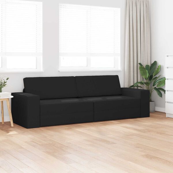 vidaXL Sovesofa 200cm Sort Stof