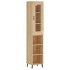 vidaXL skab 34,5x34x180 cm konstrueret tr&aelig; sonoma-eg