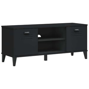 vidaXL skob&aelig;nk VIKEN 106x35x45 cm konstrueret tr&aelig; sort