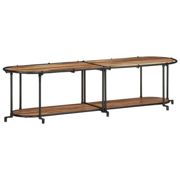 vidaXL tv-bord 160x42x40 cm massivt akacietræ