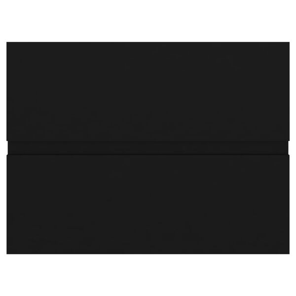 vidaXL skab til h&aring;ndvask 60x38,5x45 cm konstrueret tr&aelig; sort