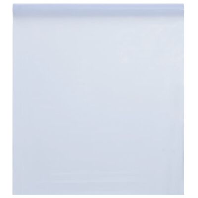 vidaXL vinduesfolie 45x1000 cm statisk PVC matteret transparent hvid