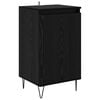 vidaXL Sideboard V&aelig;gmonteret Sort eg 40 x 35 x 70 cm Konstrueret tr&aelig;