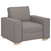 vidaXL sofastol taupe 100x78x84 cm stof