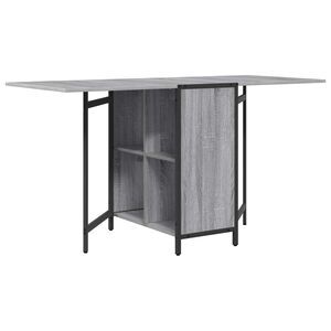 vidaXL Spisebord 144 x 60 x 75 cm Konstrueret tr&aelig; Gr&aring; Sonoma
