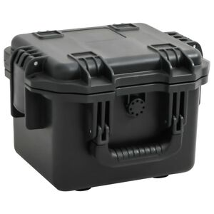 vidaXL transportabel flightcase 30x24,5x20 cm PP sort