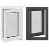 vidaXL Kip & Drej K&aelig;lder Vinduet RISOR 60 x 80 cm PVC og glas