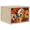 vidaXL V&aelig;gmonteret natbord GENNEP Sonoma-eg 36 x 33 x 25 cm
