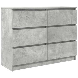 vidaXL sk&aelig;nk 100x35x76 cm konstrueret tr&aelig; betongr&aring;