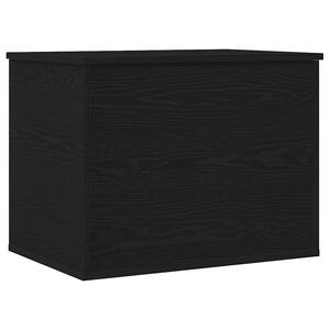 vidaXL Opbevaringskasse Sort eg 60 x 42 x 46 cm Konstrueret tr&aelig;