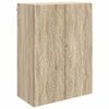 vidaXL V&aelig;gmonteret skab 66 x 34,5 x 90 cm Konstrueret tr&aelig; Sonoma-eg