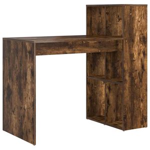 vidaXL Bord R&oslash;get eg Konstrueret tr&aelig; 108 x 55 x 103.5 cm