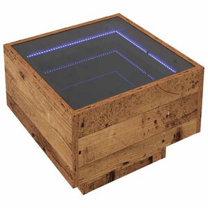 vidaXL Sofabord Gammelt tr&aelig; 40 x 40 x 30 cm Konstrueret tr&aelig;