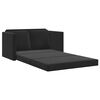 vidaXL 2-i-1 sovesofa 122x204x55 cm velour sort