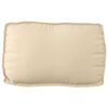 vidaXL Palle Pudes&aelig;t 2 pcs Beige Oxford stof