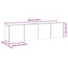 vidaXL væghængte tv-borde 2 stk. 80x30x41 cm gammelt træ-look