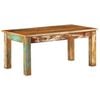 vidaXL sofabord 100x55x45 cm massivt genbrugstr&aelig;