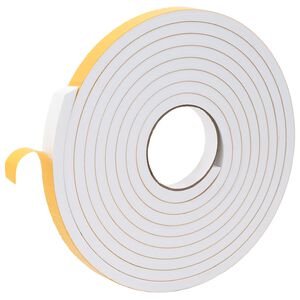 vidaXL Selvkl&aelig;bende skum tape 10 stk. Hvid 20mm x 5m CR Skum
