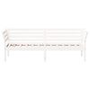 vidaXL daybed uden madras 90x200 cm massivt fyrretr&aelig; hvid