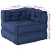 vidaXL Modulsofa 4 pcs Indigo Stof