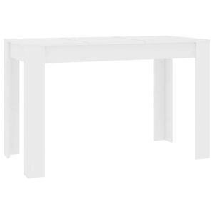 vidaXL spisebord 120x60x76 cm konstrueret tr&aelig; hvid