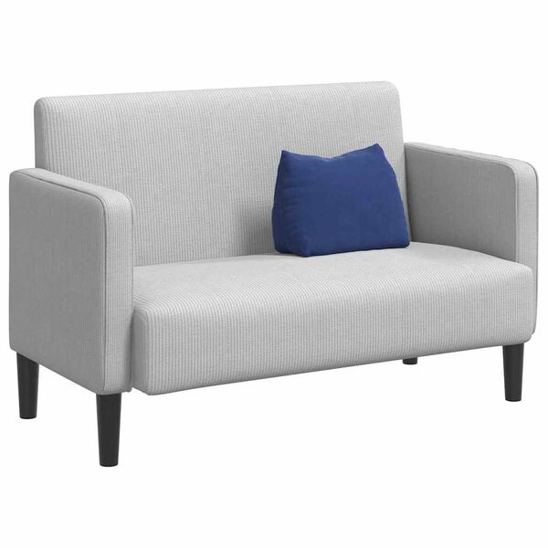 vidaXL Rygpude Politi bl&aring; 45 x 20 x 35 cm Velourstof