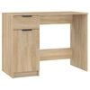 vidaXL skrivebord 100x50x75 cm konstrueret tr&aelig; sonoma-eg