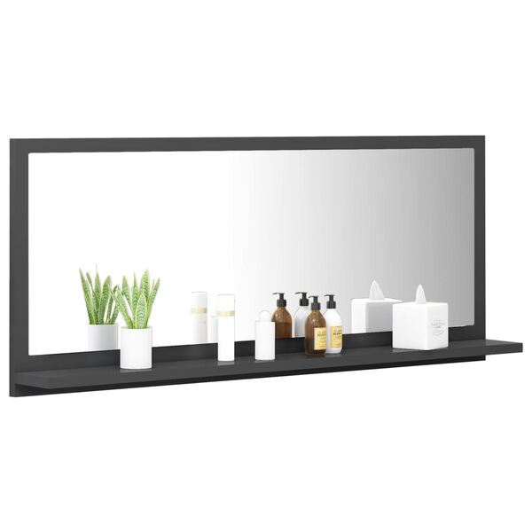 vidaXL badev&aelig;relsesspejl 90x10,5x37 cm konstrueret tr&aelig; gr&aring;