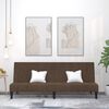 vidaXL 2-personers sovesofa mikrofiberstof brun