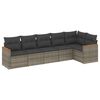 vidaXL Patio Sofa Set 4-personers Grey