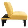 vidaXL 2-personers sofa stof gul
