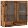vidaXL bogskab 82,5x30,5x80 cm konstrueret tr&aelig; antikt tr&aelig;