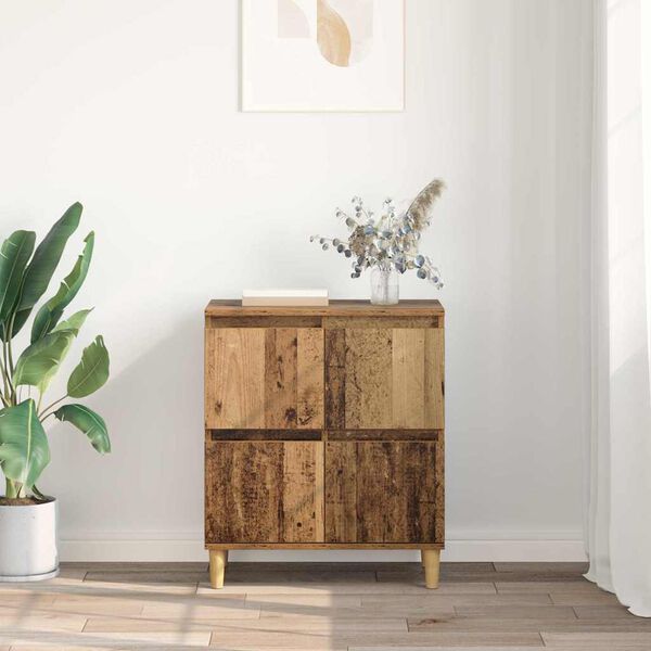 vidaXL Sideboard Gammelt tr&aelig; 60 x 35 x 70 cm Konstrueret tr&aelig;