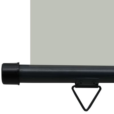 vidaXL sidemarkise til altan 65x250 cm grå