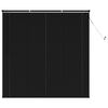 vidaXL Persienner Indstillelig Sort 150 x 150 cm PVC