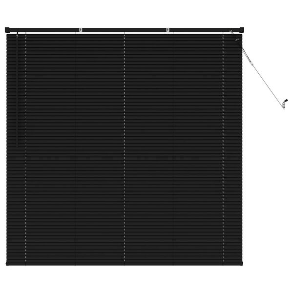 vidaXL Persienner Indstillelig Sort 150 x 150 cm PVC