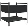vidaXL sofabord 50x50x50 cm konstrueret træ sort