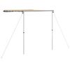 vidaXL markise til campingvogne 2,4x2x2,15 m beige