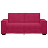 vidaXL 2-personers sofa 180x78x84 cm fl&oslash;jl vinr&oslash;d