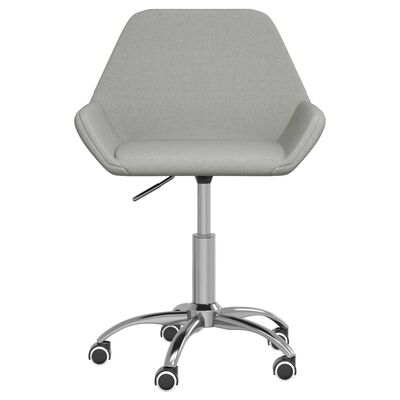 vidaXL drejelige spisebordsstole 4 stk. stof lysegrå