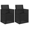 vidaXL Havem&oslash;bler Spisestole 2 pcs Antracit 53 x 47 x 88,5 cm PP