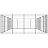 vidaXL udend&oslash;rs hundebur 43,56 m&sup2; st&aring;l