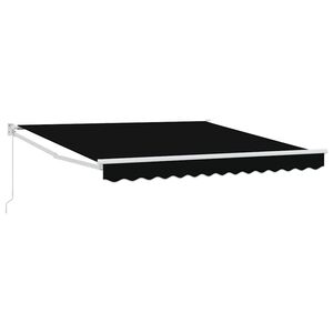 vidaXL Udtr&aelig;kkelig markise Sort 300 x 250 x 165 cm
