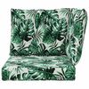 vidaXL Udend&oslash;rs Sofa Pude 3 pcs Bladm&oslash;nster Polyester