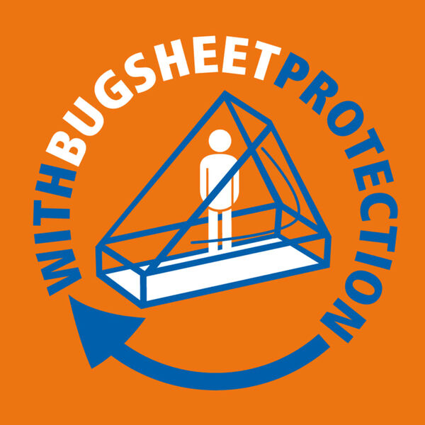 Travelsafe myggenet Tropical trekantsformet kokon 1 person